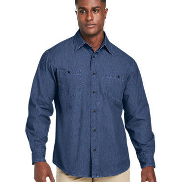 M540 Harriton Men's Denim Shirt-Jacket