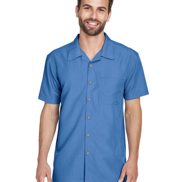 M560 Harriton Men's Barbados Textured Camp Shirt