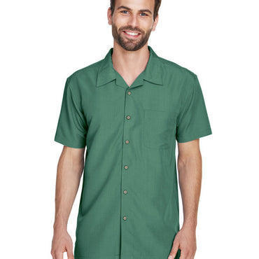 M560 Harriton Men's Barbados Textured Camp Shirt