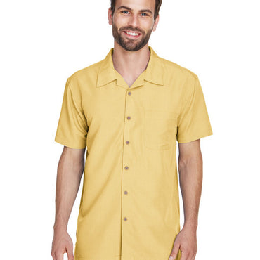 M560 Harriton Men's Barbados Textured Camp Shirt