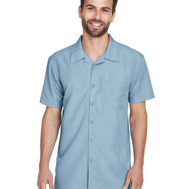 M560 Harriton Men's Barbados Textured Camp Shirt