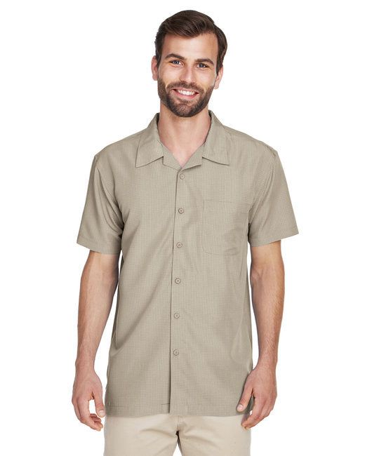 M560 Harriton Men's Barbados Textured Camp Shirt