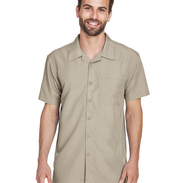 M560 Harriton Men's Barbados Textured Camp Shirt