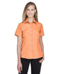 M560W Harriton Ladies' Barbados Textured Camp Shirt