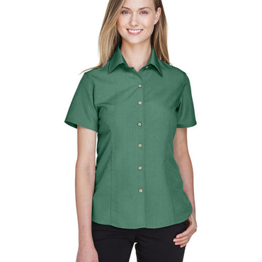 M560W Harriton Ladies' Barbados Textured Camp Shirt