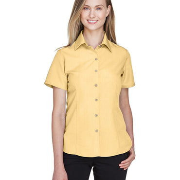 M560W Harriton Ladies' Barbados Textured Camp Shirt