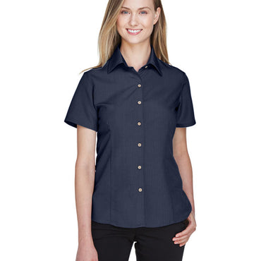 M560W Harriton Ladies' Barbados Textured Camp Shirt