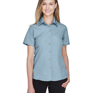 M560W Harriton Ladies' Barbados Textured Camp Shirt