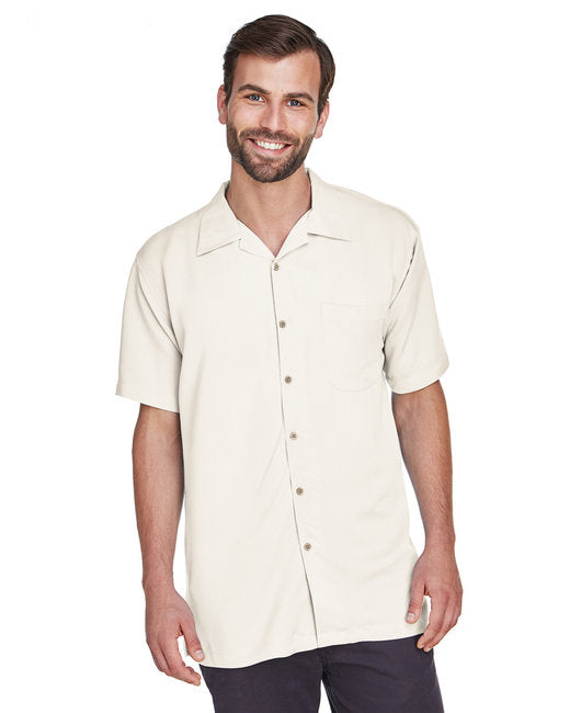 M570 Harriton Men's Bahama Cord Camp Shirt