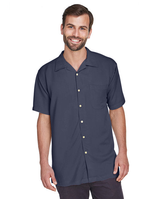 M570 Harriton Men's Bahama Cord Camp Shirt