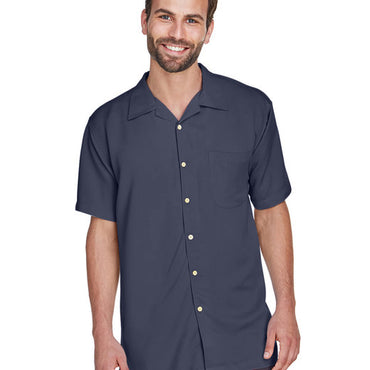 M570 Harriton Men's Bahama Cord Camp Shirt