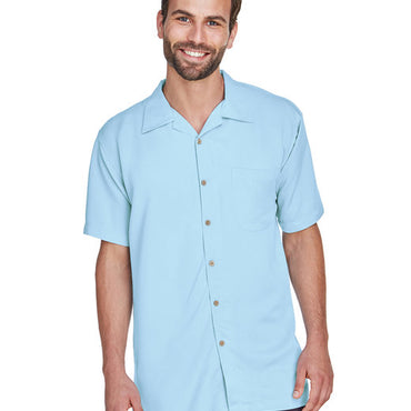 M570 Harriton Men's Bahama Cord Camp Shirt