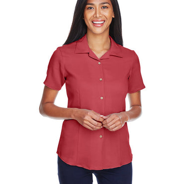 M570W Harriton Ladies' Bahama Cord Camp Shirt