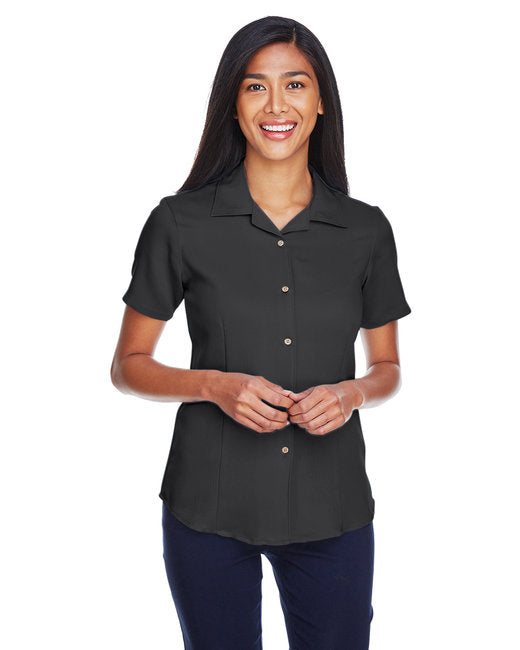 M570W Harriton Ladies' Bahama Cord Camp Shirt