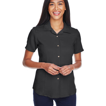 M570W Harriton Ladies' Bahama Cord Camp Shirt