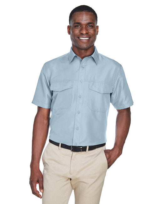 M580 Harriton Men's Key West Short-Sleeve Performance Staff Shirt