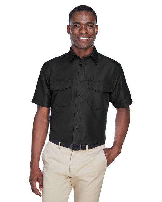 M580 Harriton Men's Key West Short-Sleeve Performance Staff Shirt