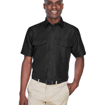 M580 Harriton Men's Key West Short-Sleeve Performance Staff Shirt