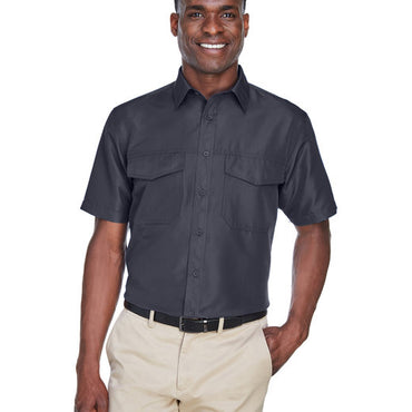 M580 Harriton Men's Key West Short-Sleeve Performance Staff Shirt