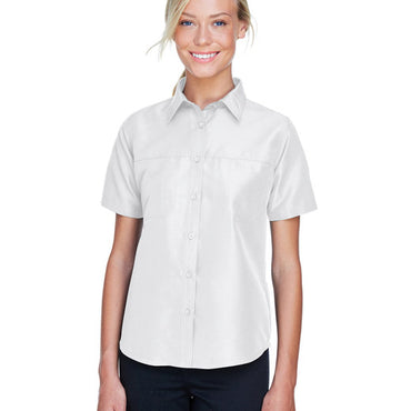 M580W Harriton Ladies' Key West Short-Sleeve Performance Staff Shirt