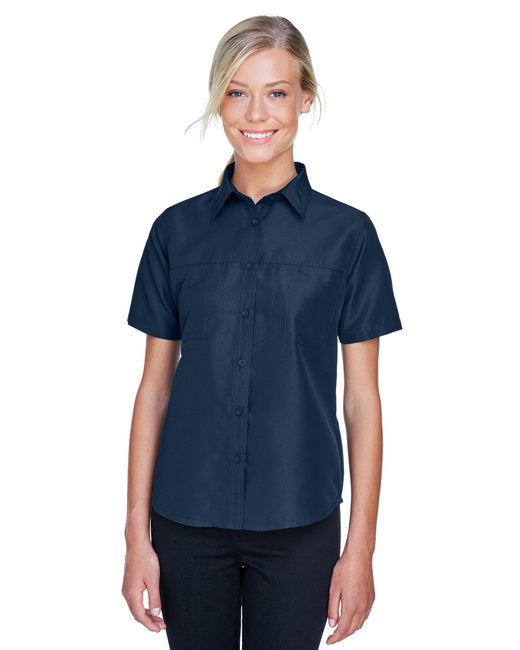 M580W Harriton Ladies' Key West Short-Sleeve Performance Staff Shirt