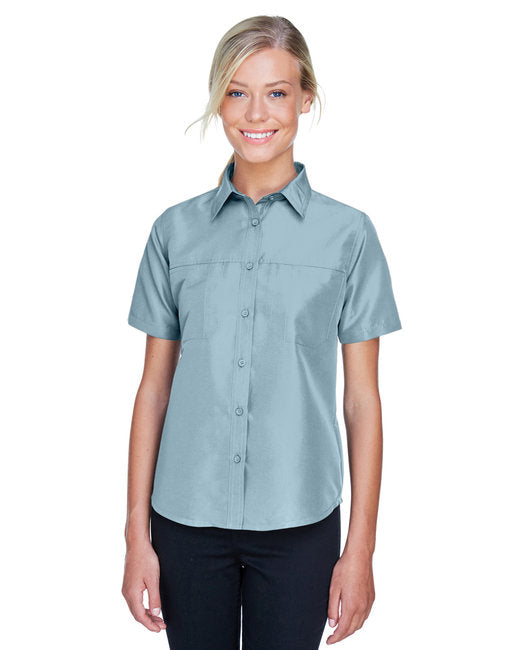 M580W Harriton Ladies' Key West Short-Sleeve Performance Staff Shirt