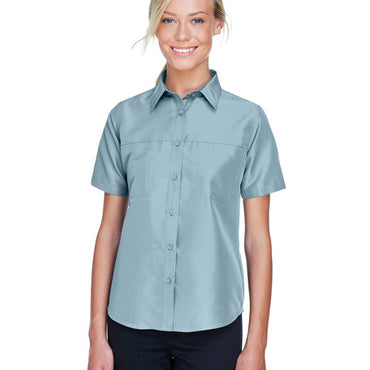 M580W Harriton Ladies' Key West Short-Sleeve Performance Staff Shirt