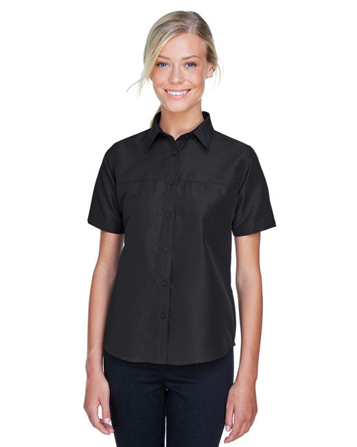 M580W Harriton Ladies' Key West Short-Sleeve Performance Staff Shirt