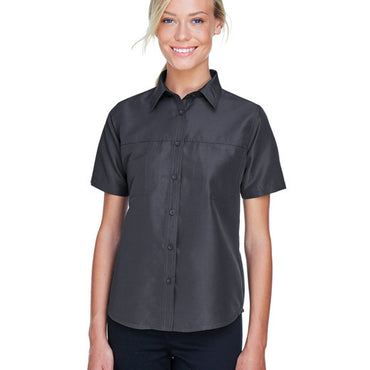 M580W Harriton Ladies' Key West Short-Sleeve Performance Staff Shirt