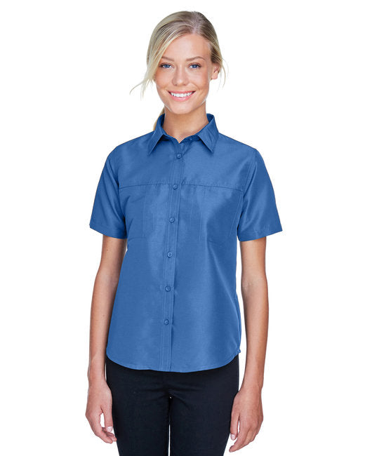 M580W Harriton Ladies' Key West Short-Sleeve Performance Staff Shirt