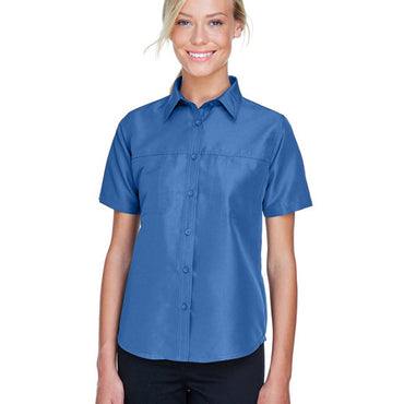 M580W Harriton Ladies' Key West Short-Sleeve Performance Staff Shirt