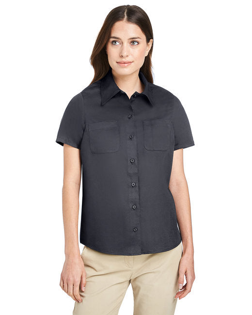 M585W Harriton Ladies' Advantage IL Short-Sleeve Work Shirt
