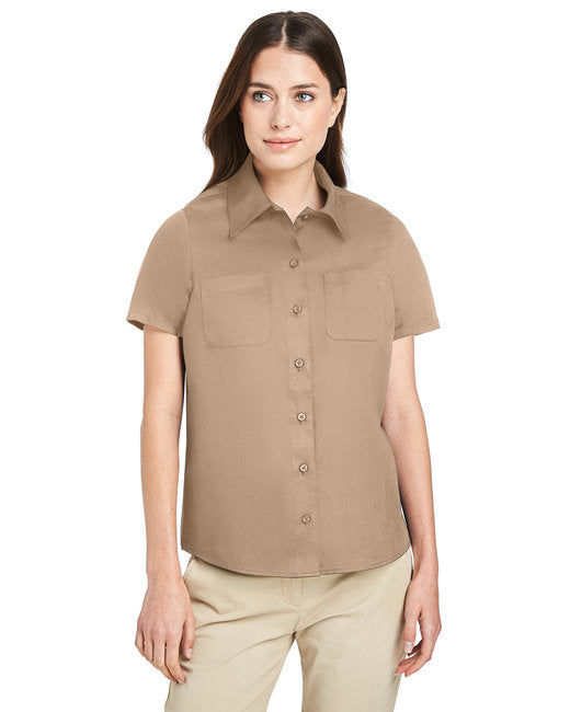 M585W Harriton Ladies' Advantage IL Short-Sleeve Work Shirt