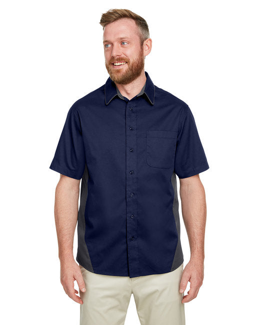 M586 Harriton Men's Flash IL Colorblock Short Sleeve Shirt