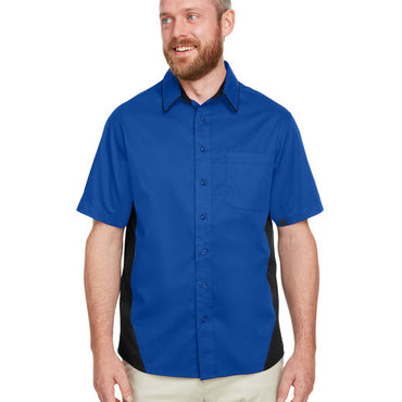 M586T Harriton Men's Tall Flash IL Colorblock Short Sleeve Shirt