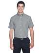 M600S Harriton Men's Short-Sleeve Oxford with Stain-Release