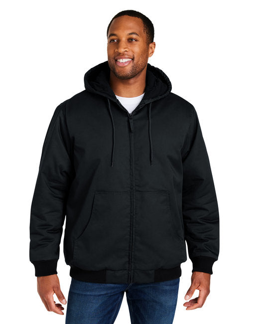 M722T Harriton Men's Tall ClimaBloc® Heavyweight Hooded Full-Zip Jacket