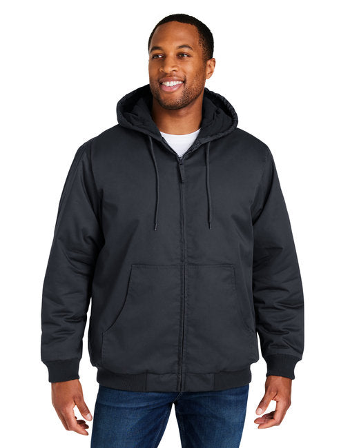 M722T Harriton Men's Tall ClimaBloc® Heavyweight Hooded Full-Zip Jacket