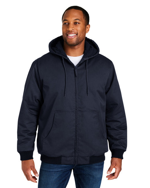 M722T Harriton Men's Tall ClimaBloc® Heavyweight Hooded Full-Zip Jacket