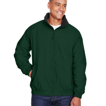 M740 Harriton Adult Fleece-Lined Nylon Jacket