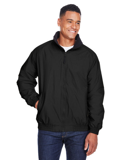 M740 Harriton Adult Fleece-Lined Nylon Jacket