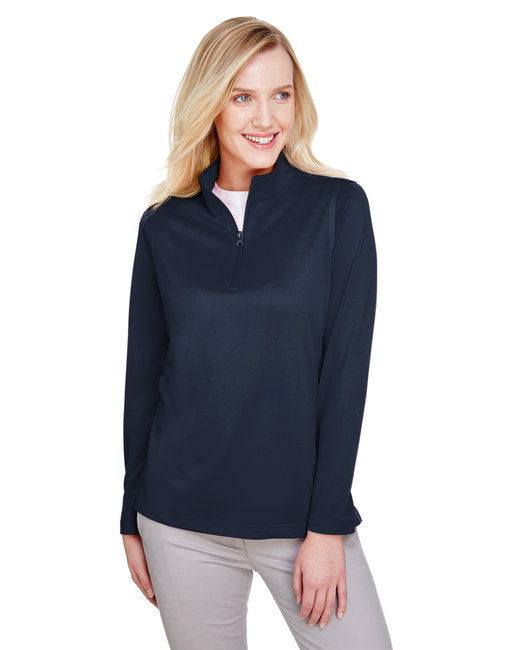 M748W Harriton Ladies' Advantage Snag Protection Plus Quarter-Zip