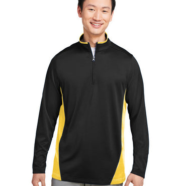 M786 Harriton Men's Flash Snag Protection Plus IL Colorblock Quarter-Zip