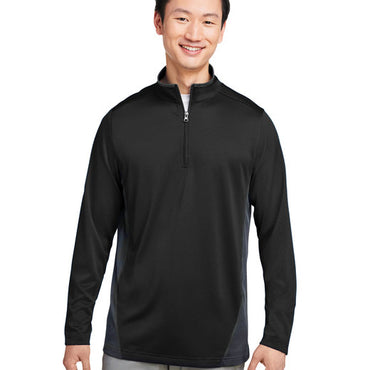 M786 Harriton Men's Flash Snag Protection Plus IL Colorblock Quarter-Zip