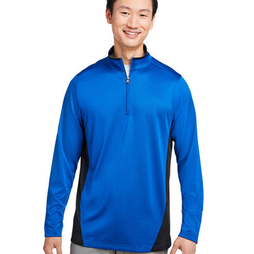 M786 Harriton Men's Flash Snag Protection Plus IL Colorblock Quarter-Zip