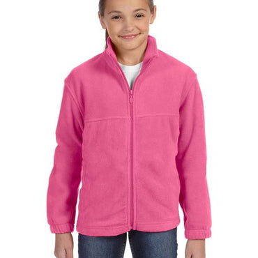 M990Y Harriton Youth 8 oz. Full-Zip Fleece