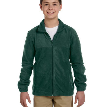 M990Y Harriton Youth 8 oz. Full-Zip Fleece