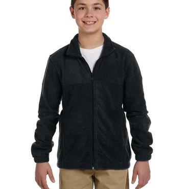 M990Y Harriton Youth 8 oz. Full-Zip Fleece