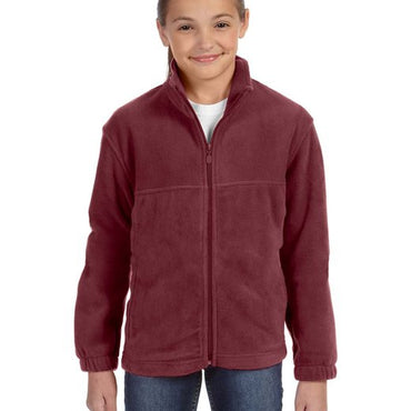 M990Y Harriton Youth 8 oz. Full-Zip Fleece