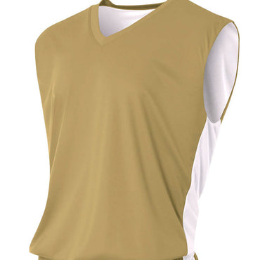 N2320 A4 Adult Reversible Moisture Management Muscle Shirt